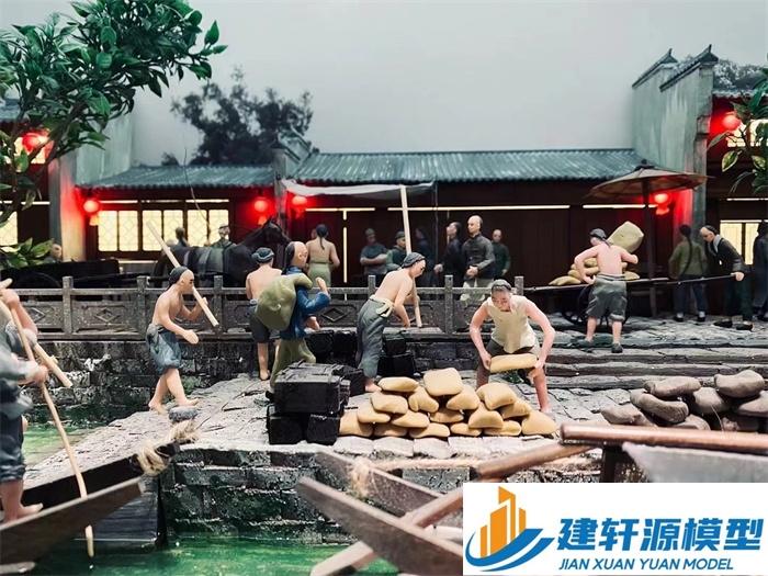 沙坪坝博物馆江南水乡模型